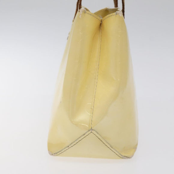 LOUIS VUITTON Monogram Vernis Reade PM Hand Bag Perle M91336 LV Auth bs26302