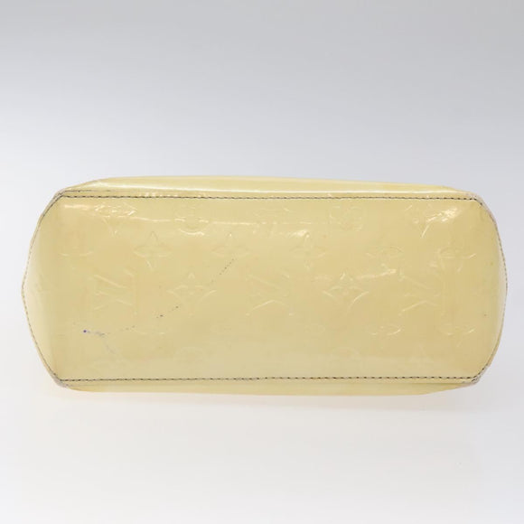 LOUIS VUITTON Monogram Vernis Reade PM Hand Bag Perle M91336 LV Auth bs26302