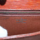 LOUIS VUITTON Epi Saint Cloud GM Shoulder Bag Brown M52193 LV Auth bs26304-22