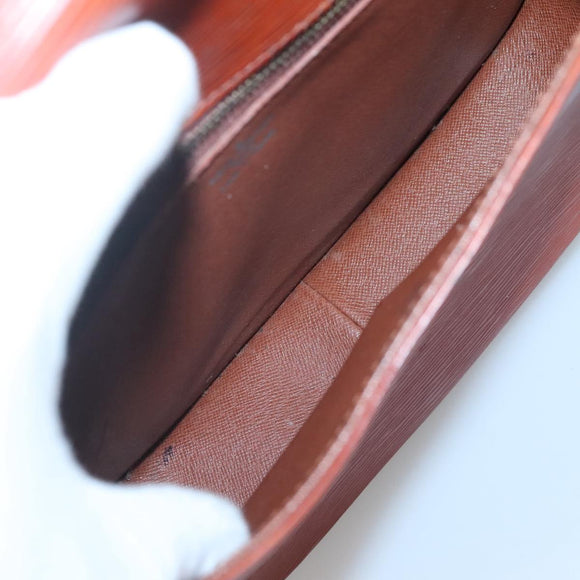 LOUIS VUITTON Epi Saint Cloud GM Shoulder Bag Brown M52193 LV Auth bs26304