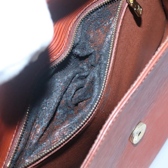 LOUIS VUITTON Epi Saint Cloud GM Shoulder Bag Brown M52193 LV Auth bs26304