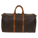 LOUIS VUITTON Monogram Keepall Bandouliere 50 Boston Bag M41416 LV Auth bs26309-3