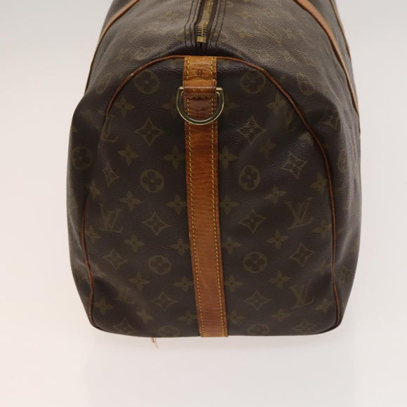 LOUIS VUITTON Monogram Keepall Bandouliere 50 Boston Bag M41416 LV Auth bs26309