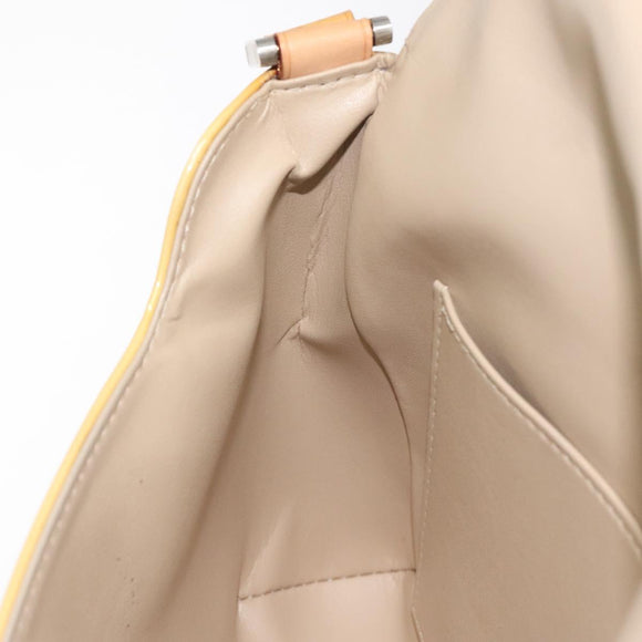 LOUIS VUITTON Monogram Vernis Thompson Street Bag Beige M91301 LV Auth bs26312