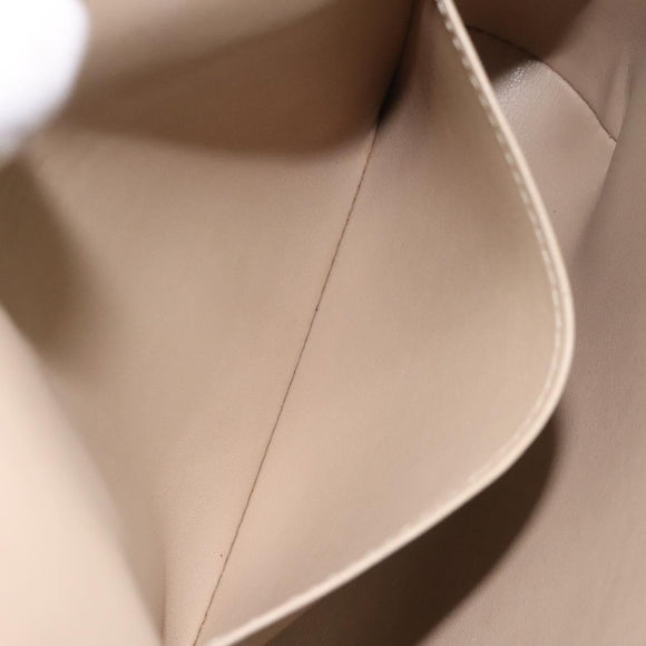 LOUIS VUITTON Monogram Vernis Thompson Street Bag Beige M91301 LV Auth bs26312