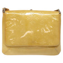 LOUIS VUITTON Monogram Vernis Thompson Street Bag Beige M91301 LV Auth bs26312-13