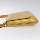 LOUIS VUITTON Monogram Vernis Thompson Street Bag Beige M91301 LV Auth bs26312-4