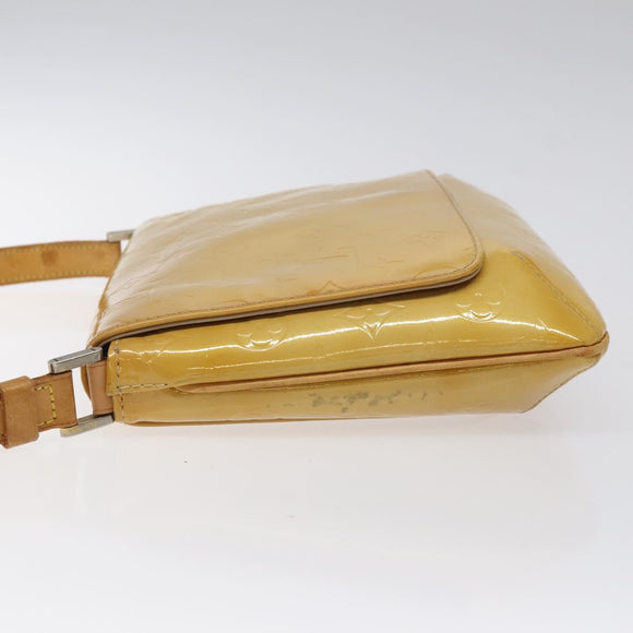 LOUIS VUITTON Monogram Vernis Thompson Street Bag Beige M91301 LV Auth bs26312