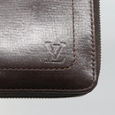 LOUIS VUITTON Utah Zippy Organizer Long Wallet Brown M97025 LV Auth bs26317-10