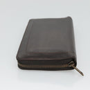 LOUIS VUITTON Utah Zippy Organizer Long Wallet Brown M97025 LV Auth bs26317-5