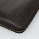 LOUIS VUITTON Utah Zippy Organizer Long Wallet Brown M97025 LV Auth bs26317-14
