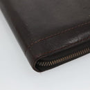 LOUIS VUITTON Utah Zippy Organizer Long Wallet Brown M97025 LV Auth bs26317-7