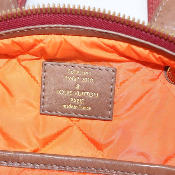 LOUIS VUITTON Monogram Jaguar Aviator Hand Bag Bordeaux M40384 LV Auth bs26320