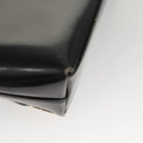 GUCCI Shoulder Bag Enamel Black Gold 002 2113 0483 Auth bs26329-13