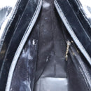 GUCCI Shoulder Bag Enamel Black Gold 002 2113 0483 Auth bs26329-20