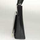 GUCCI Shoulder Bag Enamel Black Gold 002 2113 0483 Auth bs26329-4