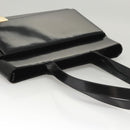 GUCCI Shoulder Bag Enamel Black Gold 002 2113 0483 Auth bs26329-6