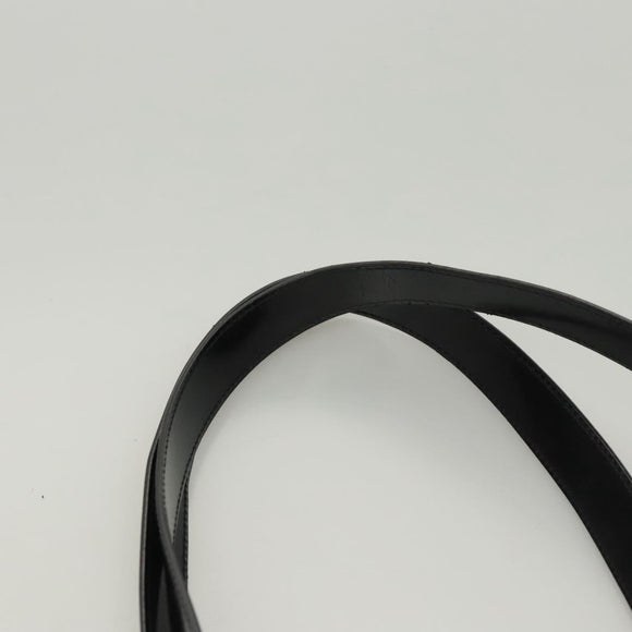 GUCCI Shoulder Bag Enamel Black Gold 002 2113 0483 Auth bs26329