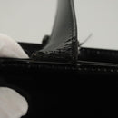 GUCCI Shoulder Bag Enamel Black Gold 002 2113 0483 Auth bs26329-9