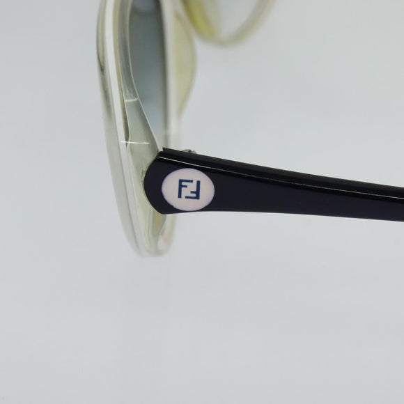 FENDI Sunglasses plastic White Auth bs26338