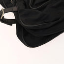 PRADA Garment Cover Nylon Black Silver Auth bs26340-11