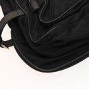 PRADA Garment Cover Nylon Black Silver Auth bs26340-13