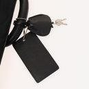 PRADA Garment Cover Nylon Black Silver Auth bs26340-15