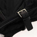 PRADA Garment Cover Nylon Black Silver Auth bs26340-16