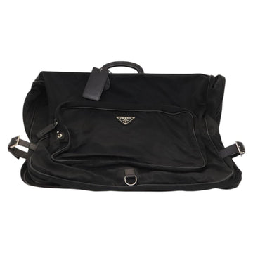 PRADA Garment Cover Nylon Black Silver Auth bs26340 - 0