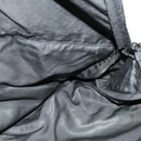 PRADA Garment Cover Nylon Black Silver Auth bs26340-22