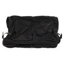 PRADA Garment Cover Nylon Black Silver Auth bs26340-3