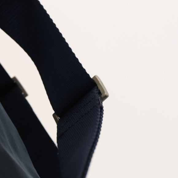 PRADA Backpack Nylon Blue Silver Auth bs26347