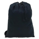 PRADA Backpack Nylon Blue Silver Auth bs26347-13