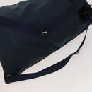 PRADA Backpack Nylon Blue Silver Auth bs26347-8