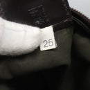 PRADA Shoulder Bag Nylon Khaki Silver Auth bs26349-12