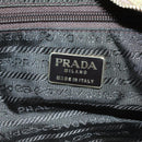 PRADA Chain Shoulder Bag Nylon Beige Gold Auth bs26352-18