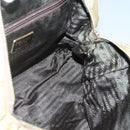 PRADA Chain Shoulder Bag Nylon Beige Gold Auth bs26352-19