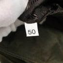 PRADA Shoulder Bag Nylon Khaki Silver Auth bs26358-12