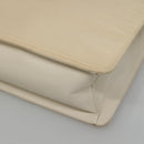 PRADA Shoulder Bag Nylon Leather White Silver Auth bs26362-9