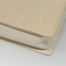 PRADA Shoulder Bag Nylon Leather White Silver Auth bs26362-15