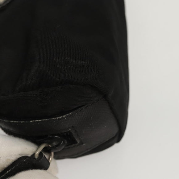 PRADA Pouch Nylon 2Set Black Pink Auth bs26370