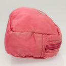 PRADA Pouch Nylon 2Set Black Pink Auth bs26370-4
