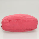 PRADA Pouch Nylon 2Set Black Pink Auth bs26370-6