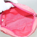PRADA Pouch Nylon 2Set Black Pink Auth bs26370-9