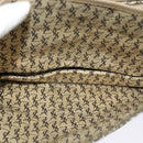 SAINT LAURENT Shoulder Bag PVC Leather Beige Auth bs26374-12