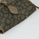 SAINT LAURENT Shoulder Bag PVC Leather Beige Auth bs26374-6