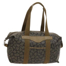 SAINT LAURENT Shoulder Bag PVC Leather Beige Auth bs26375-1