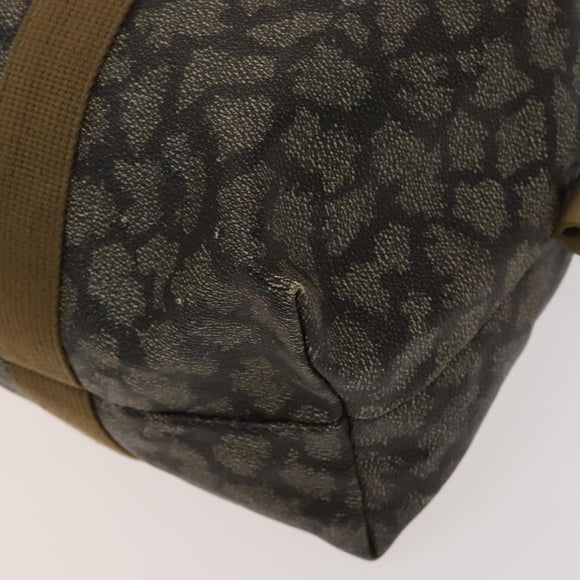 SAINT LAURENT Shoulder Bag PVC Leather Beige Auth bs26375