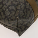 SAINT LAURENT Shoulder Bag PVC Leather Beige Auth bs26375-13