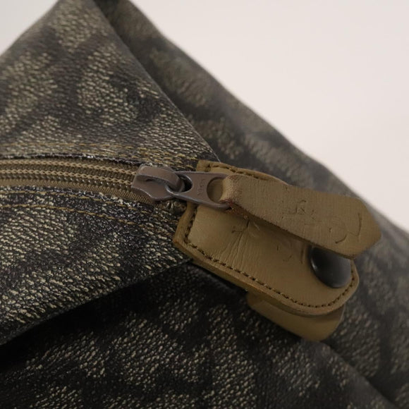 SAINT LAURENT Shoulder Bag PVC Leather Beige Auth bs26375